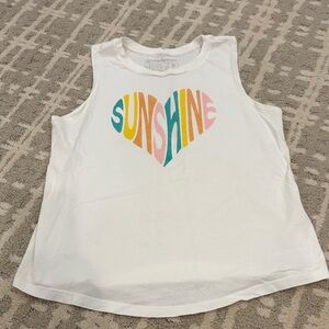 White Sunshine Tank Top